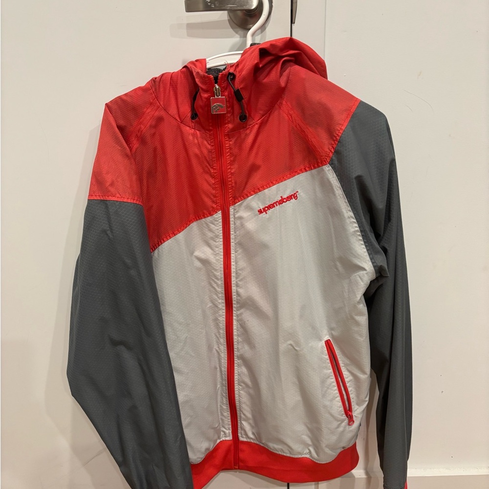 Red and Gray Kids Jacket